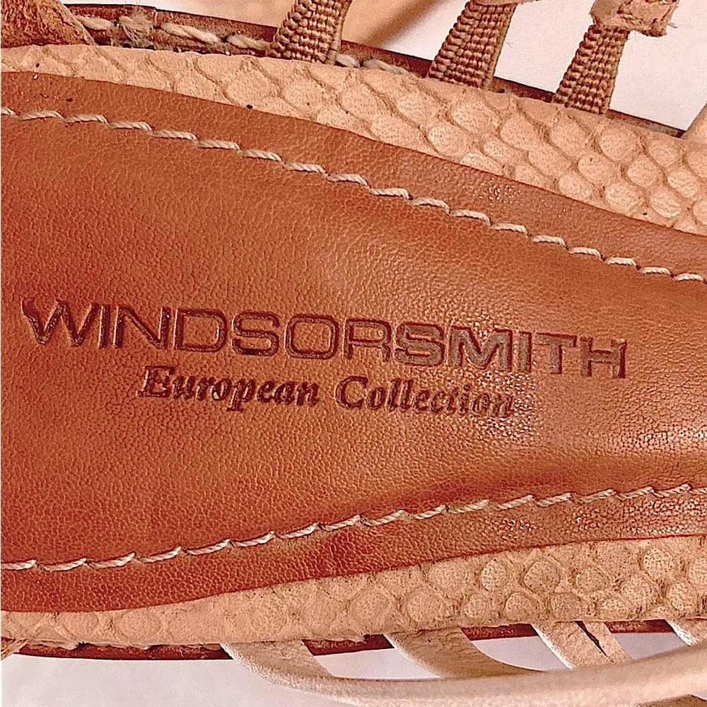 WINDSOR SMITH natural leather Strappy heels - Picture 10 of 11